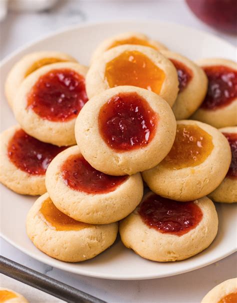 natashas kitchen thumbprint cookies|4 ingredient thumbprint cookies.